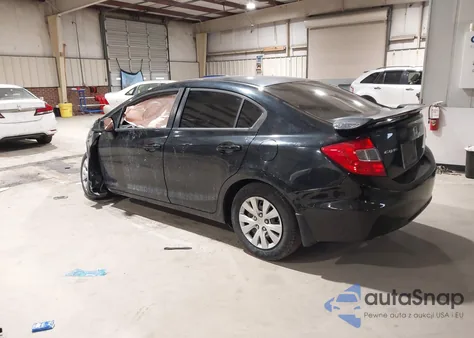 2012 Honda Civic Lx из США, поврежденный, VIN 2HGFB2F50CH323422